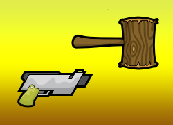 آموزش Pistol و چکش (Hammer) در بازی DDNet